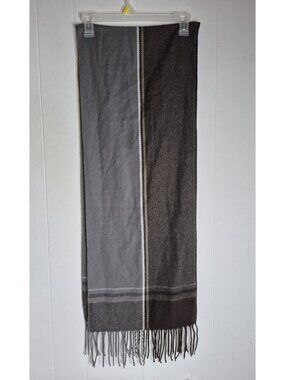 Alpine Swiss Multicolor Fringe Scarf Mens